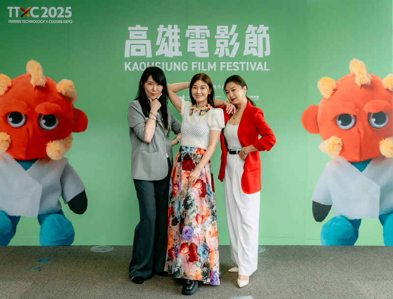 《百花公主》李晏如（左起）、朱芷瑩、黃宇琳。（高雄電影節提供）