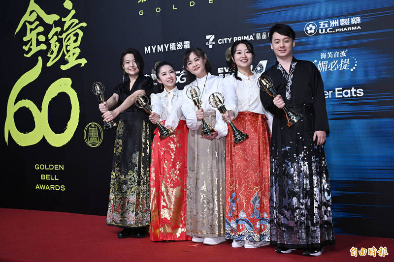 第60屆廣播金鐘獎少年節目獎《月老不在家》。（記者胡舜翔攝）