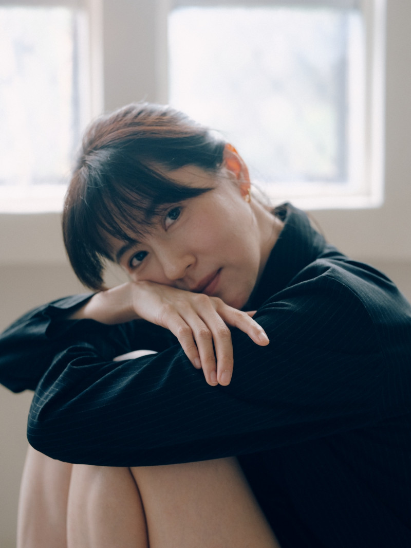 林予晞發寫真誌竟成圓夢之旅，成日本攝影大師濱田英明鏡頭下首位台灣女演員寫真書主角。（濱田英明攝，fantimate提供）