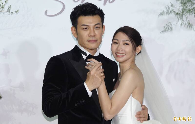 曾智希與陳志強在2022年登記結婚，婚禮於今年2月圓滿舉行，近年來積極備孕。（資料照，記者潘少棠攝）