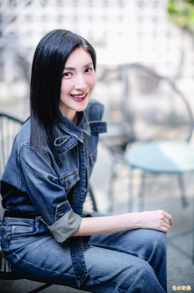 楊謹華第六度角逐金鐘戲劇節目女主角獎。（記者王文麟攝）