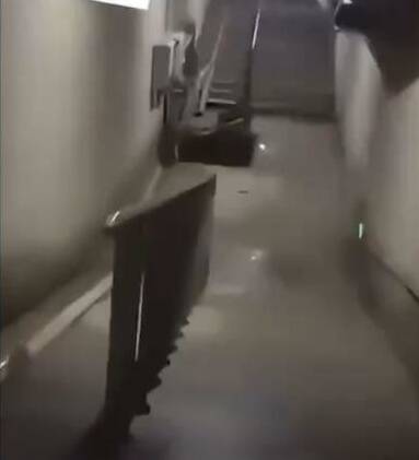 北京飯店發現祕密通道與798藝術館、屠宰場相通。（翻攝自TikTok）