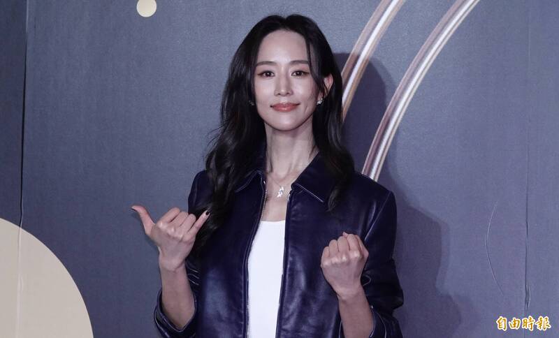 公廣集團金鐘60入圍茶會 張鈞甯（記者潘少棠攝）