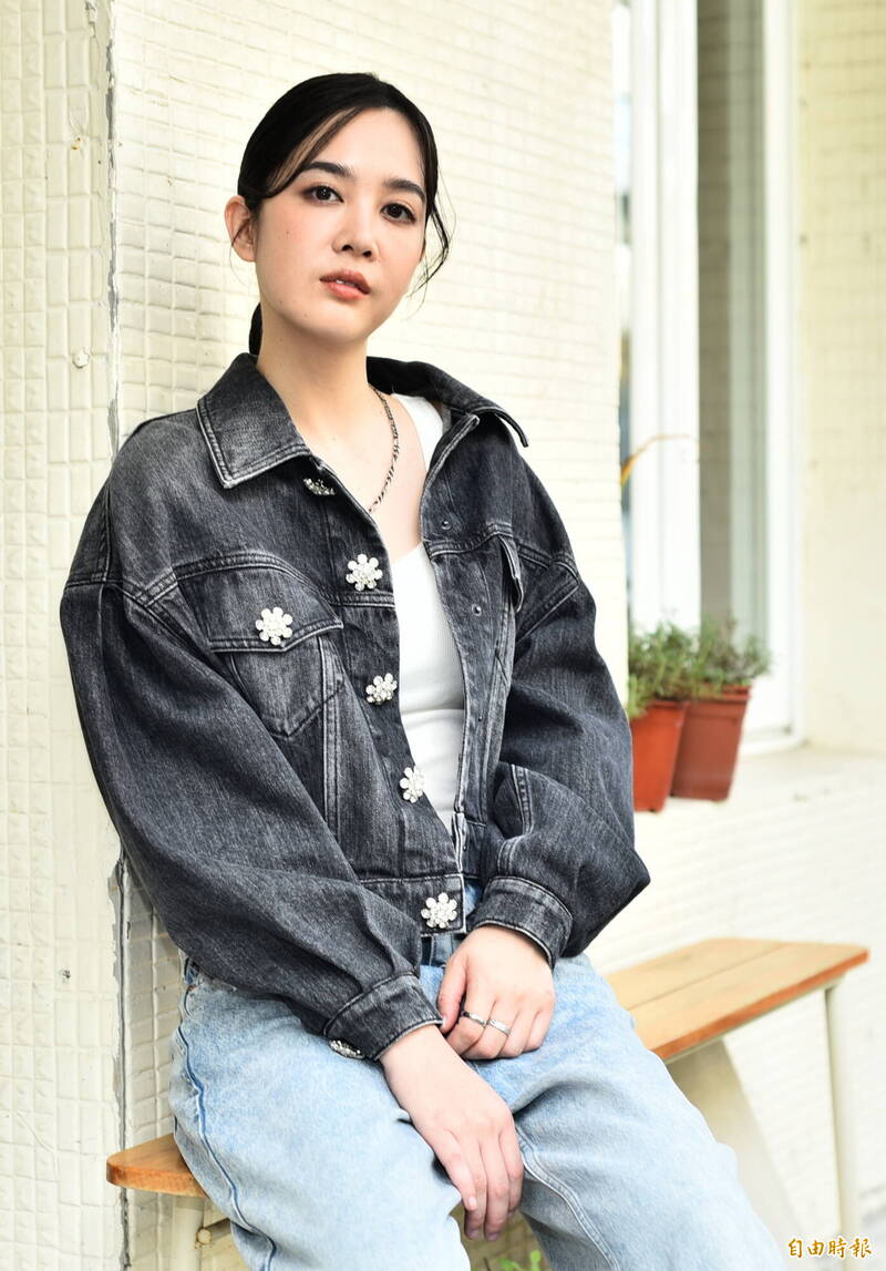 黃可欣以《樹冠羞避》雙料入圍金鐘。（記者陳奕全攝）