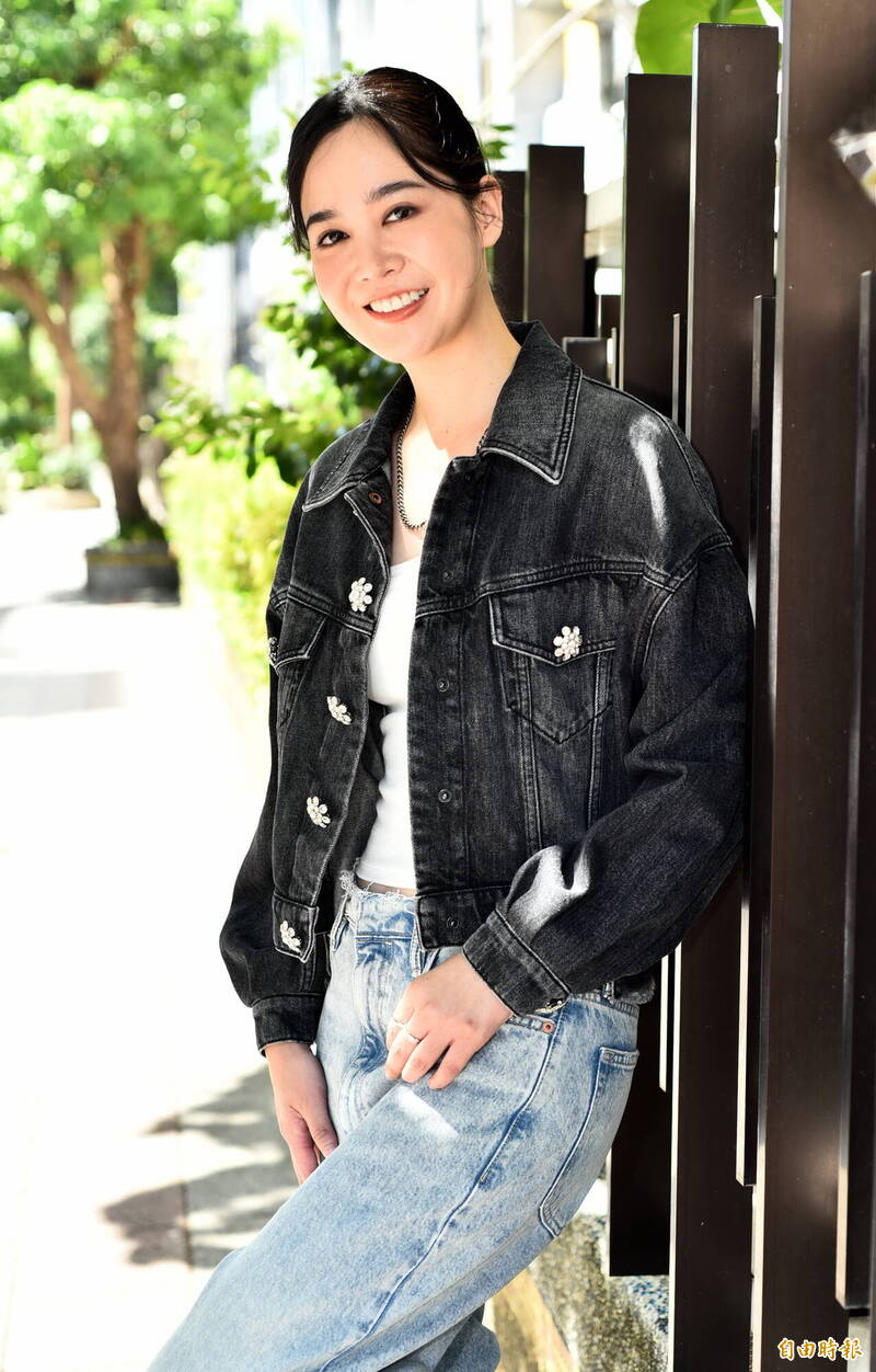 黃可欣以《樹冠羞避》雙料入圍金鐘。（記者陳奕全攝）