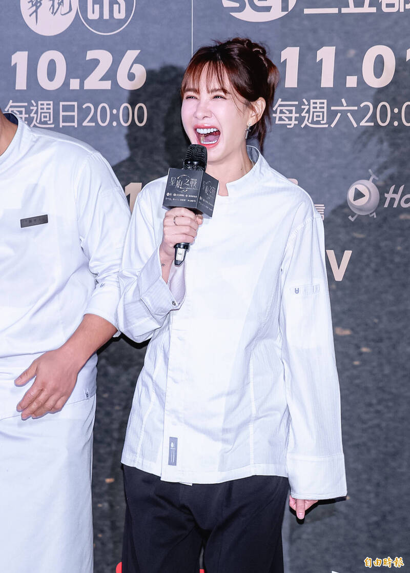 安心亞一句話巧妙化解尷尬。（記者王文麟攝）