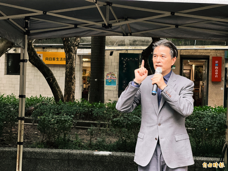 李興文出席反詐活動。（記者李紹綾攝）