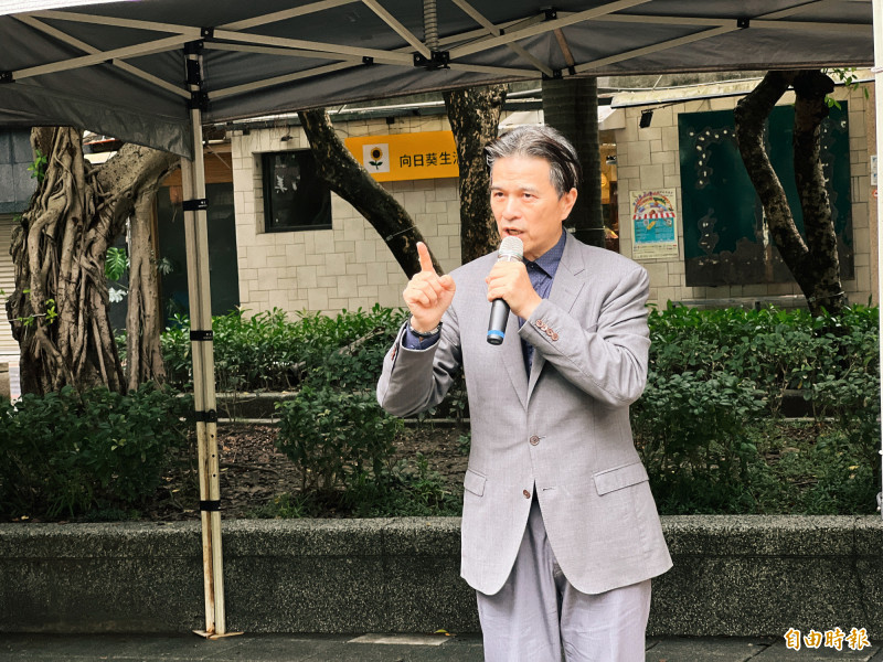 李興文出席反詐活動。（記者李紹綾攝）