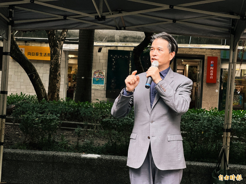 李興文出席反詐活動。（記者李紹綾攝）