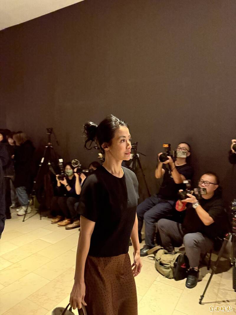 李蒨蓉。（記者傅茗渝攝）