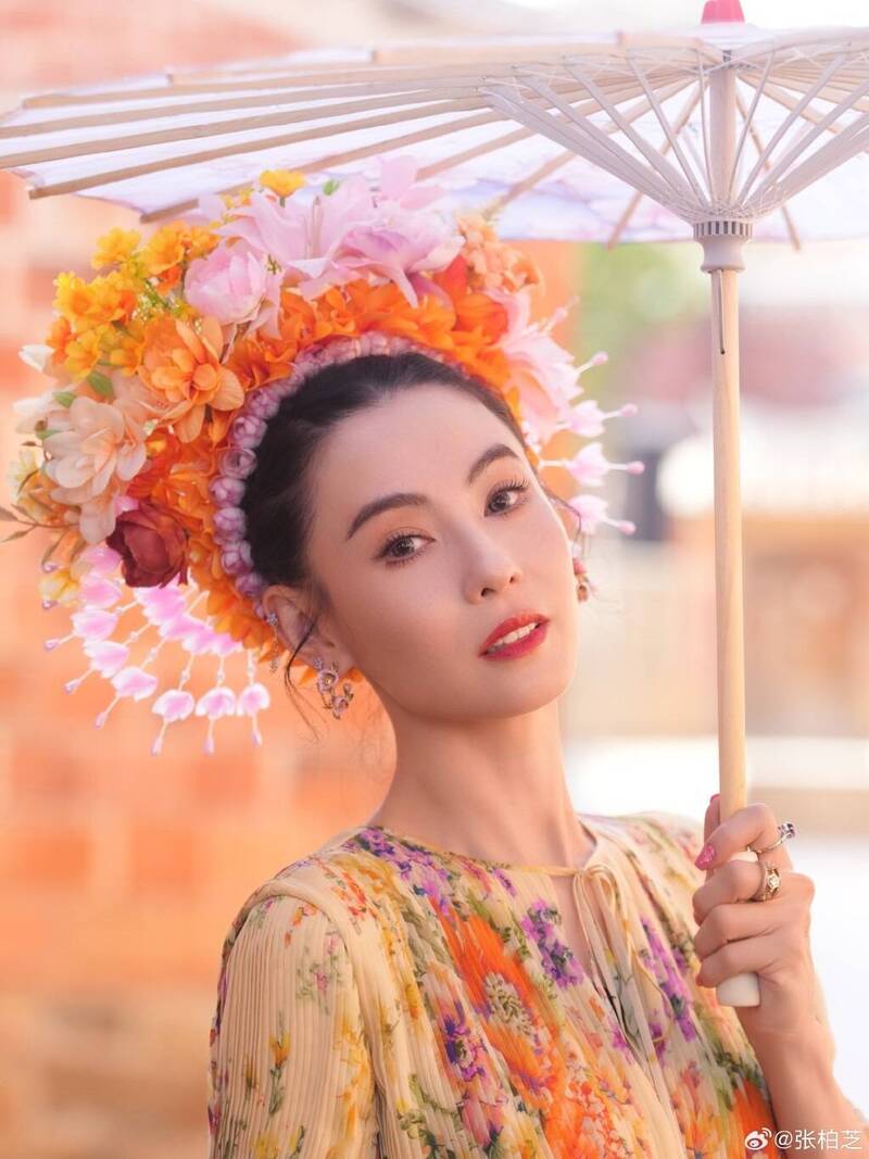 張柏芝參加中國節目《一路繁花2》。（香港星島日報）