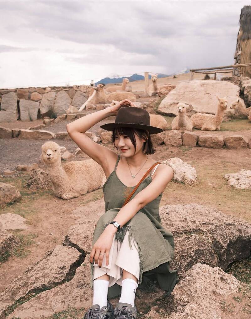 愛莉莎莎結束秘魯之旅後就到紐約。（翻攝自IG）