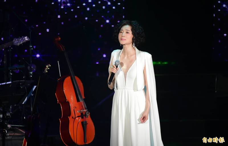 坣娜演唱會。（記者胡舜翔攝）