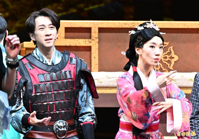 陳漢典甜搭Lulu放閃全場，親揭小S「不去婚禮」內幕。（記者胡舜翔攝）