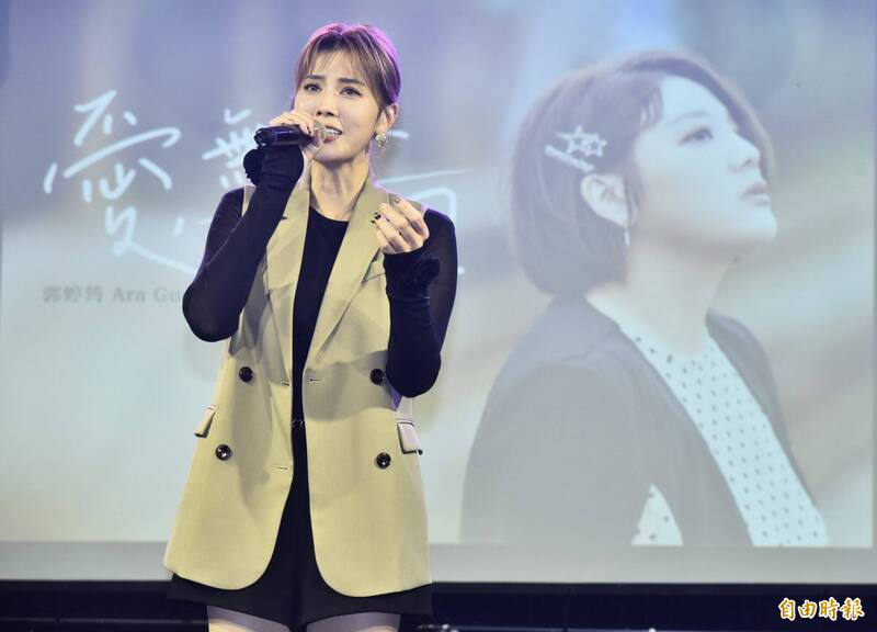 郭婷筠上週演出時突然心臟劇痛送急診。（記者陳奕全攝）