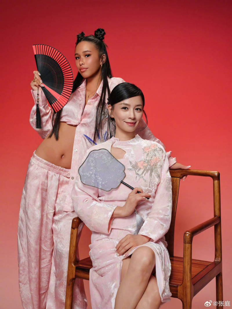 張庭的15歲女兒逆襲成功。（翻攝自微博）