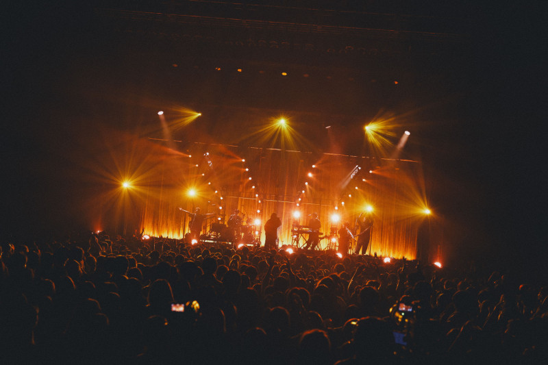 natori分享，歌詞會先於一切浮現於腦海，接著再根據歌詞的大方向來構思聲音。（大鴻藝術提供）