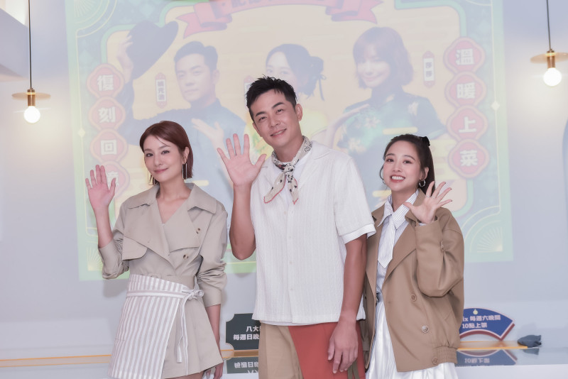 莎莎（左起）、姚元浩、吳映潔。（好看娛樂提供）