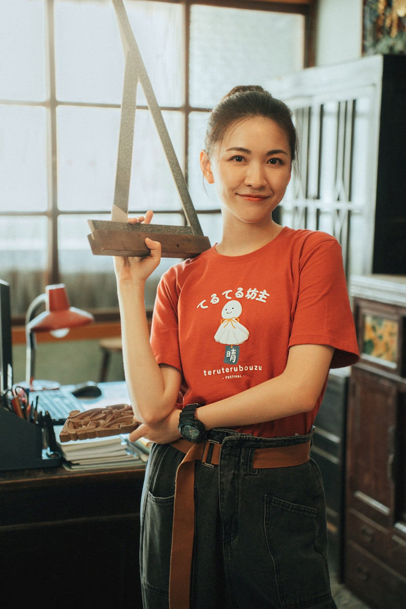 林玟誼回憶《阿叔》在嘉義拍攝趣事，笑稱「戲裡戲外都充滿人情味」。（民視提供）