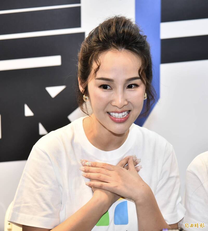張齡予出席更生少年關懷協會年度特展記者會。（記者陳奕全攝）
