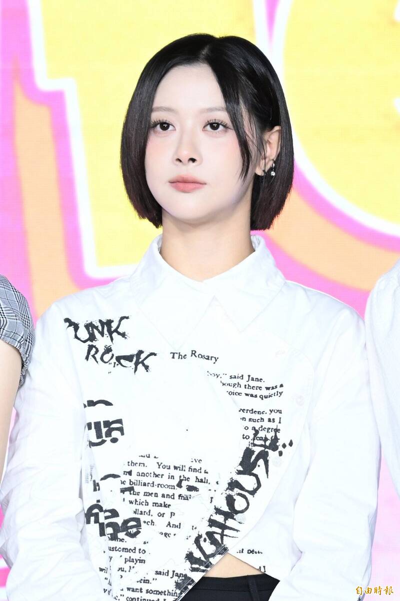 隊長XXIN表示很榮幸成為紅心字會的公益大使。（記者胡舜翔攝）