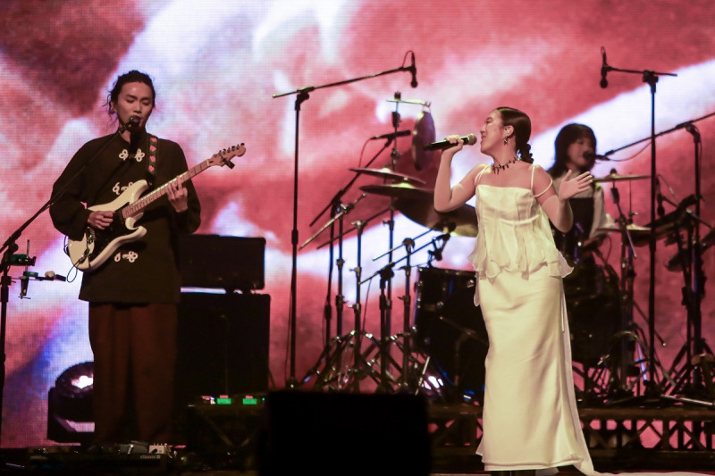 李竺芯與百合花擔任演出嘉賓。（文化部影視及流行音樂產業局、必應創造 B'in Live &nbsp;提供）