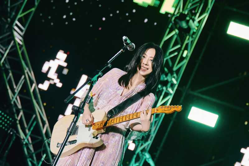 陳綺貞溫柔壓軸登場。（呼叫音樂節提供）