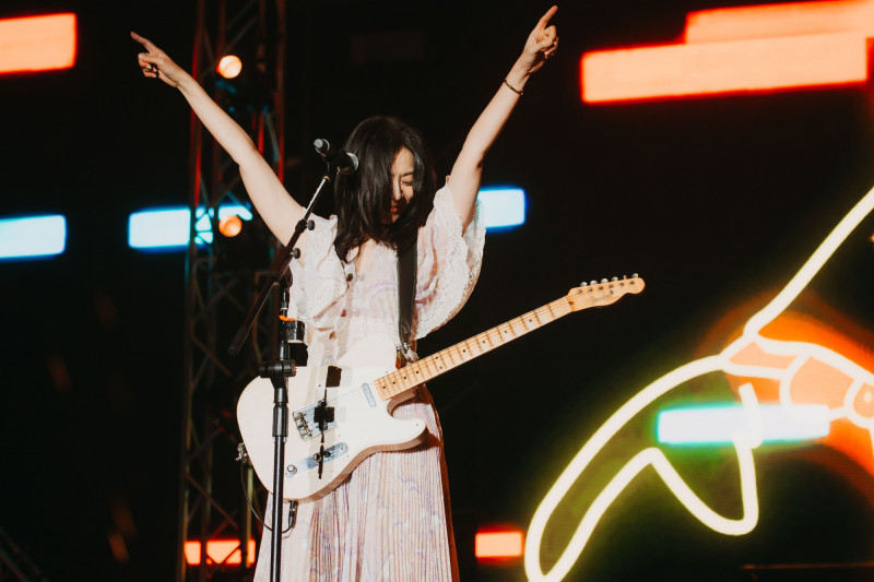 陳綺貞溫柔壓軸登場。（呼叫音樂節提供）