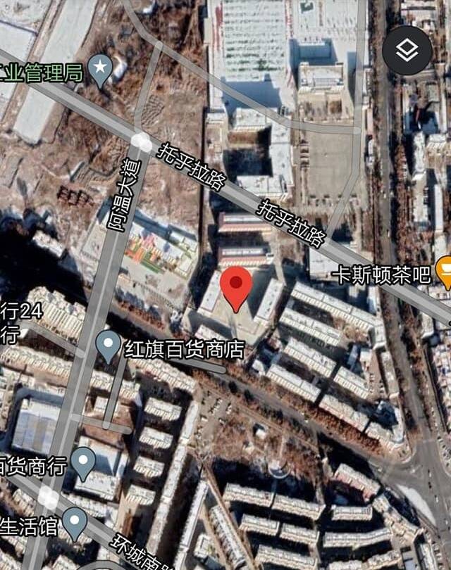 RFA曾報導新疆集中營新聞。（翻攝自Google Map）