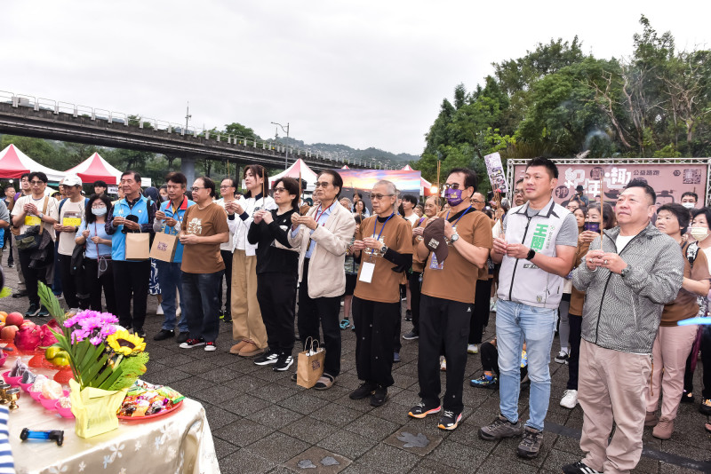 《農曆三月二十三日》日前受邀參加路跑活動，提前展開造勢宣傳。（北投映像電影提供）