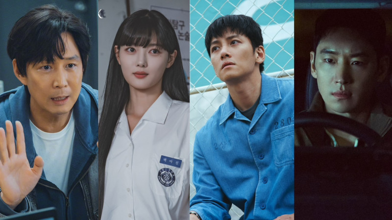 李政宰（左起）、金裕貞、池昌旭、李帝勳主演新劇都在11月陸續登場。（翻攝自IG、Disney+、friDay影音提供）