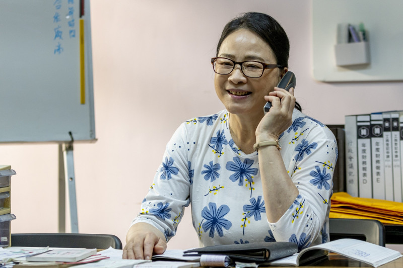 陸小芬時隔24年接拍的第一部劇集大愛劇《接住流星的人》。（大愛提供）