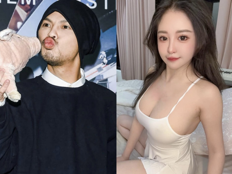 黃明志（左）涉入「護理師女神」謝侑芯命案。（組合照，本報資料照、翻攝自IG）