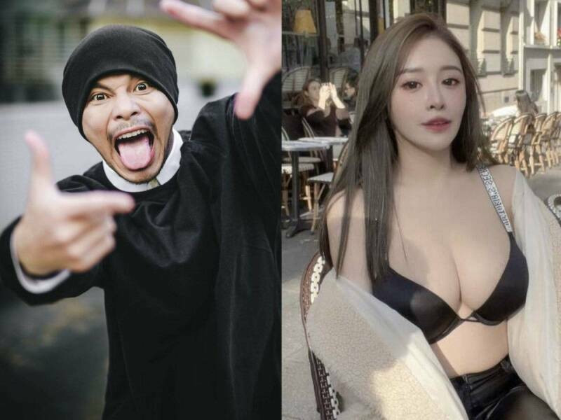 黃明志（左）涉入「護理師女神」謝侑芯命案。（組合照，本報資料照、翻攝自IG）