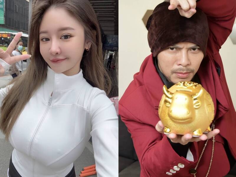 傳聞JKF從中替黃明志、謝侑芯牽線，對此，JKF稍早聲明駁斥（組合照，翻攝自IG、本報資料照）