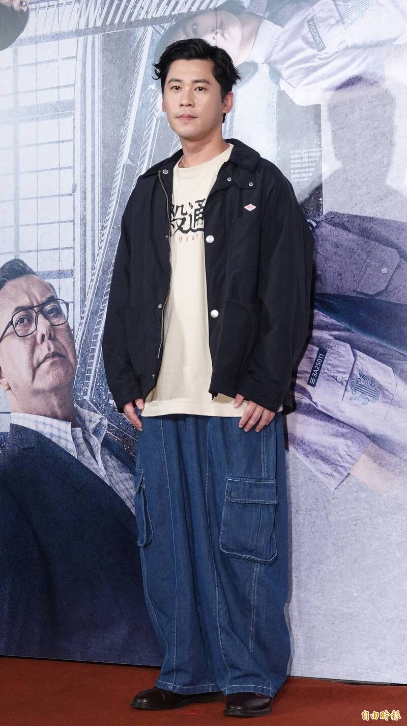 黃迪揚談當兵。（記者潘少棠攝）