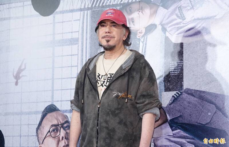 黃秋生談黃明志案。（記者潘少棠攝）