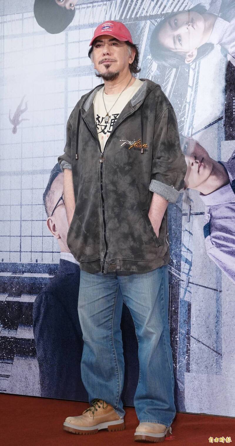 黃秋生談黃明志案。（記者潘少棠攝）