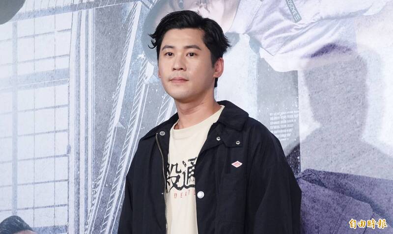 黃迪揚談當兵。（記者潘少棠攝）