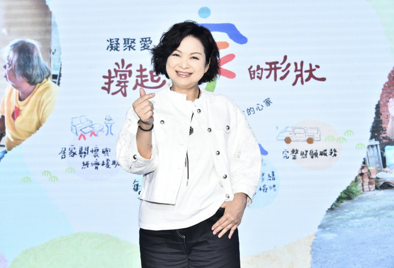 影后楊貴媚和天主教中華聖母基金會已經結緣10年。（記者陳奕全攝）