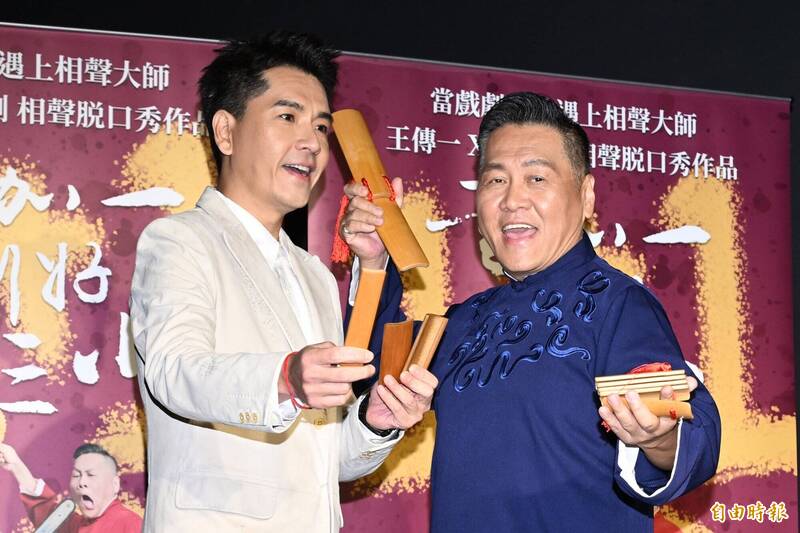 王傳一與朱德剛耗時近一年討論劇本。（記者胡舜翔攝）