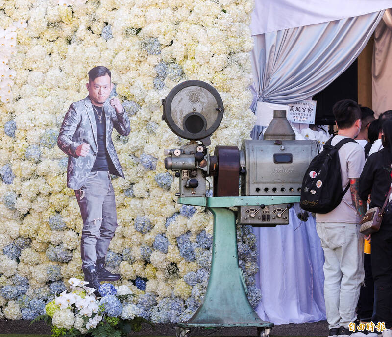 顏正國告別式。（記者王文麟攝）