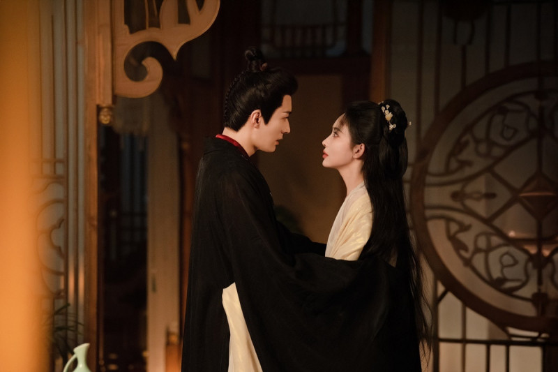 劉學義（左）、孟子義在《桃花映江山》首次搭檔，被讚CP感十足。（愛爾達電視提供）