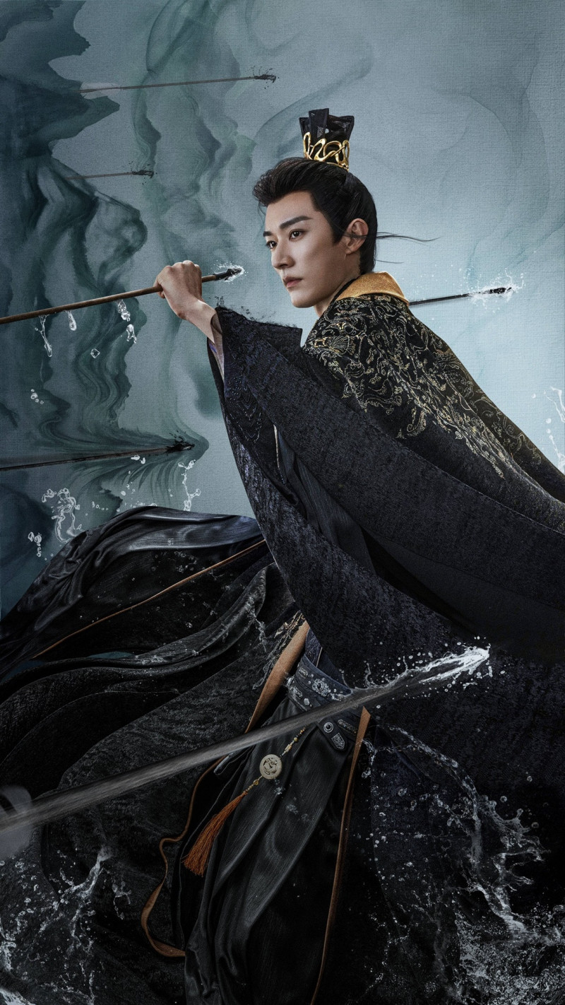 劉學義在《桃花映江山》飾演想為家族洗刷冤屈的祈國左相「沈在野」。（愛爾達電視提供）