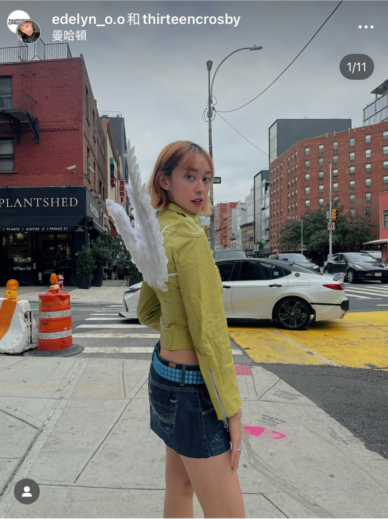 黃懷萱外型搶眼。（翻攝自IG）