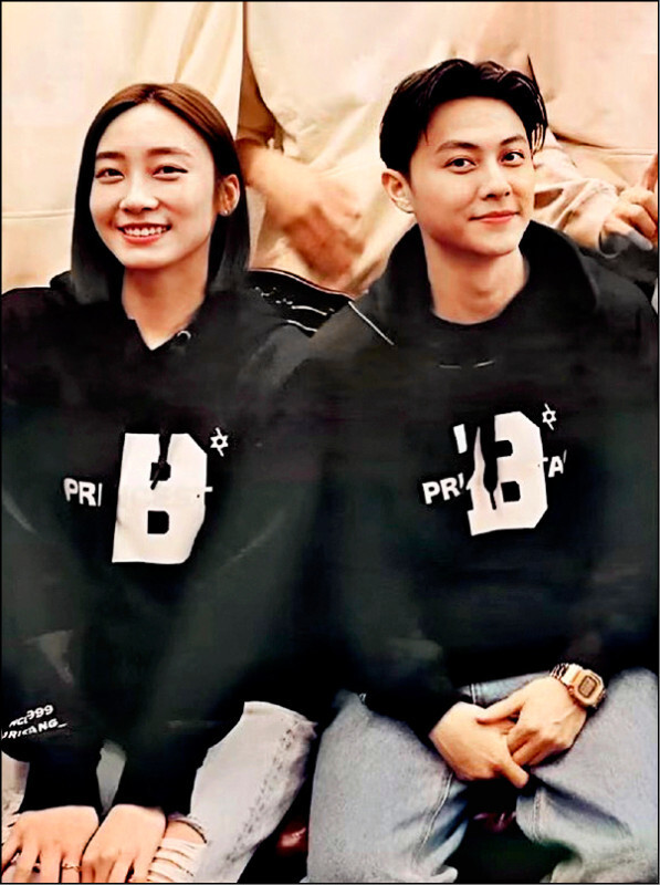 王子（右）和席惟倫傳出緋聞，但雙方對外堅稱彼此是朋友。（翻攝自IG）