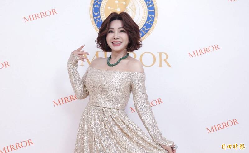 陳美鳳今出席珠寶活動，被問起對「粿王風波」看法。（記者潘少棠攝）