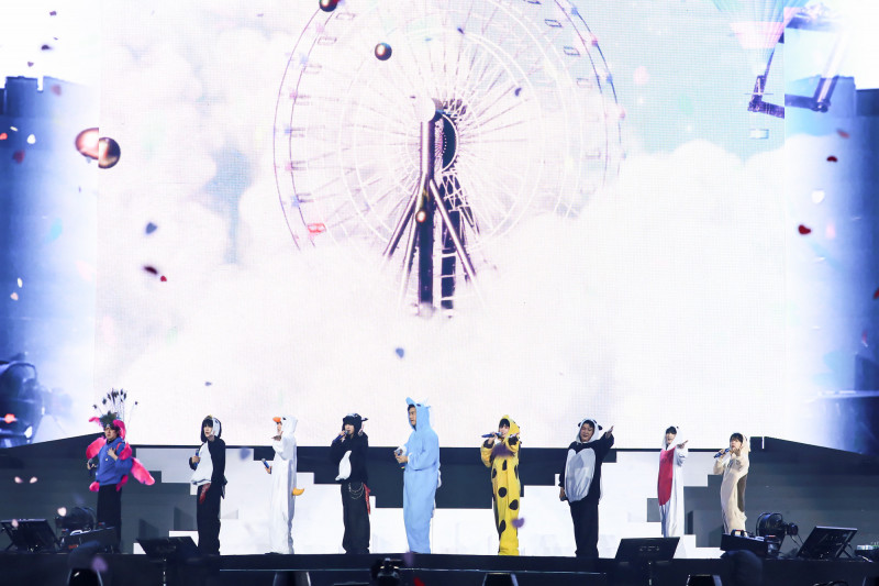 SUPER JUNIOR換上動物裝，造型超可愛。（讀者提供）