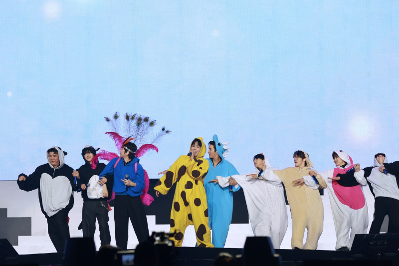 SJ穿上動物裝，俏皮又可愛。（讀者提供）