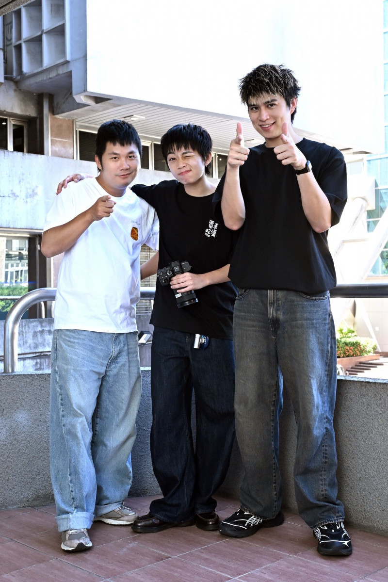 《電車吃漢》Leo（左起）、Nakaw及Rio現在是爺爺奶奶們的最愛，到國外還有台灣人認出他們來。（記者胡舜翔攝）